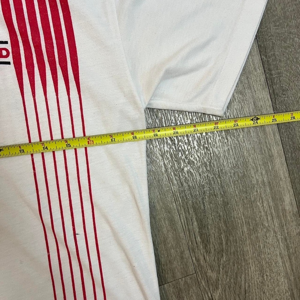 Vintage Firestone Tires 80s White Tee Shirt - Picture 7 of 8